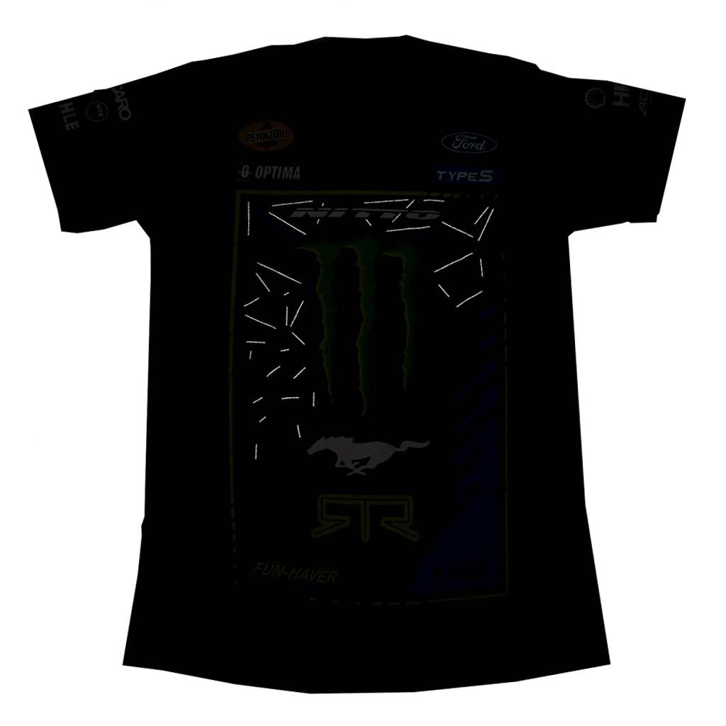 2024 Vaughn Gittin Jr. Official RTR Drift Team Shirt celebrating Vaughn's 2024 Mustang RTR Spec 5-FD design.