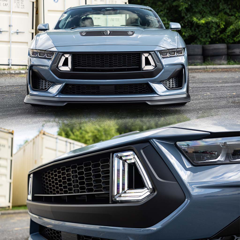 RTR Upper Grille w/ LED Air Intakes (24+ Mustang)
