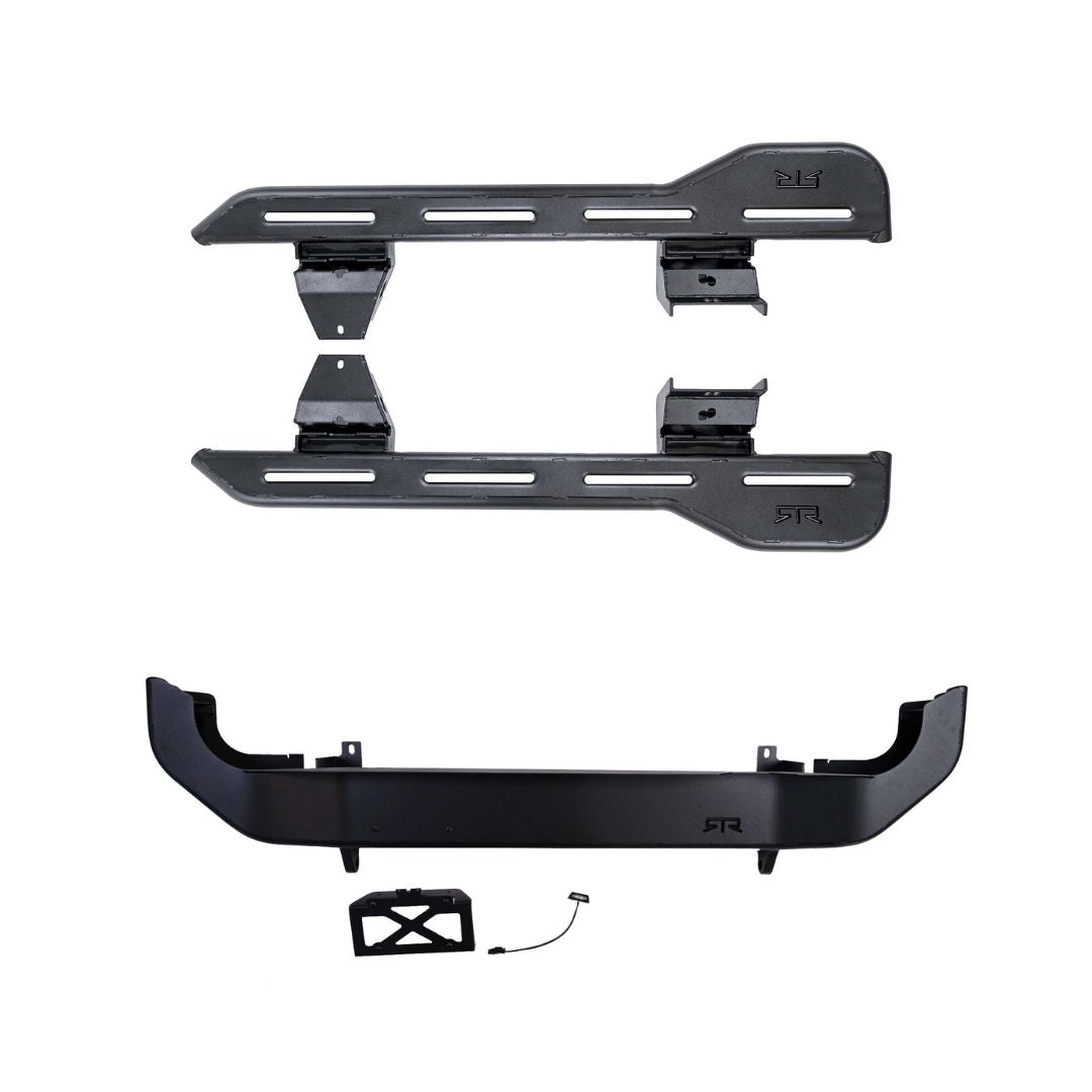 RTR Rock Sliders & Bumper Package (21+ Bronco, 22+ Bronco Raptor)