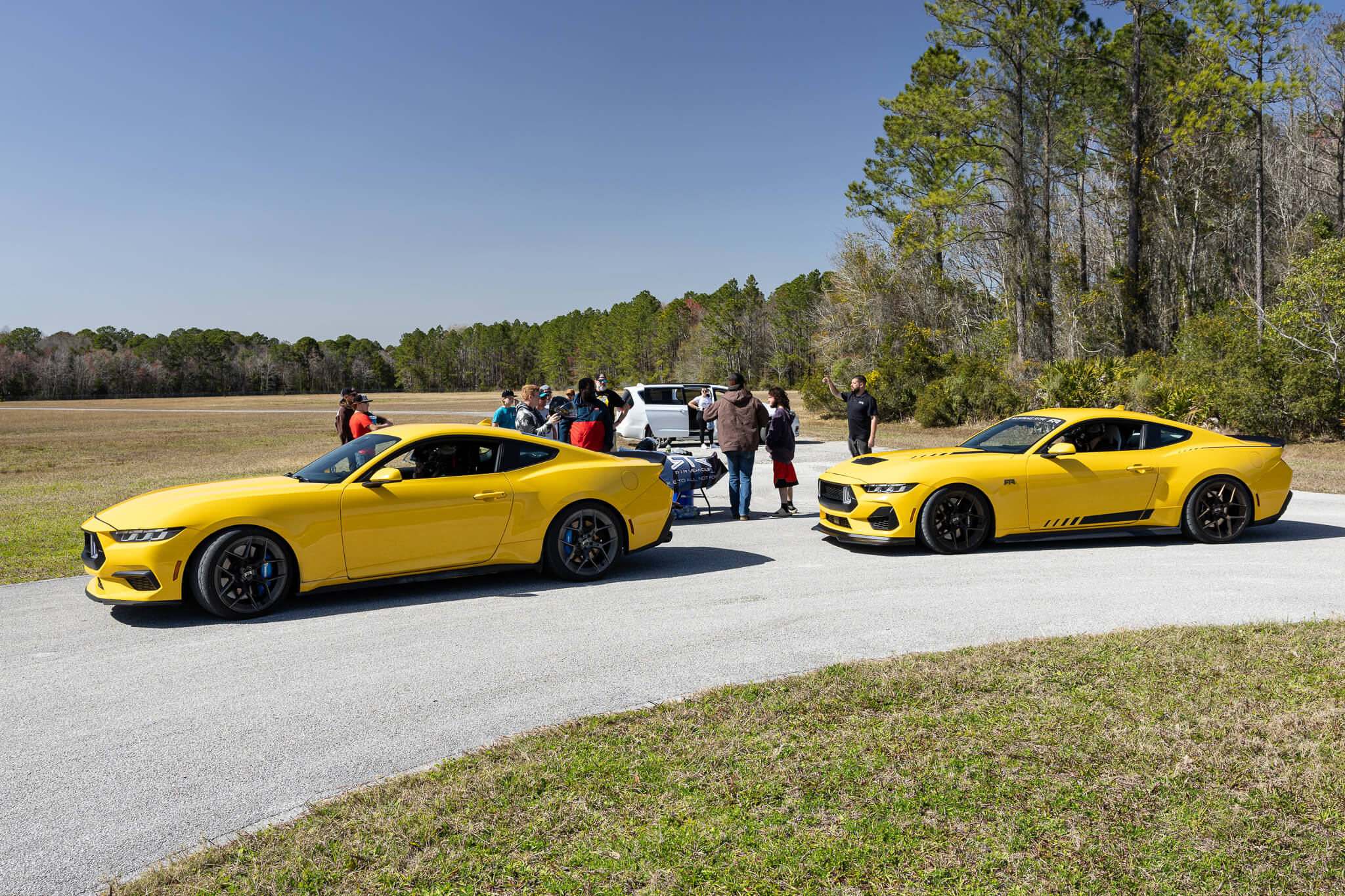 2024 Mustangs giving ridealongs at NMRA Gainesville