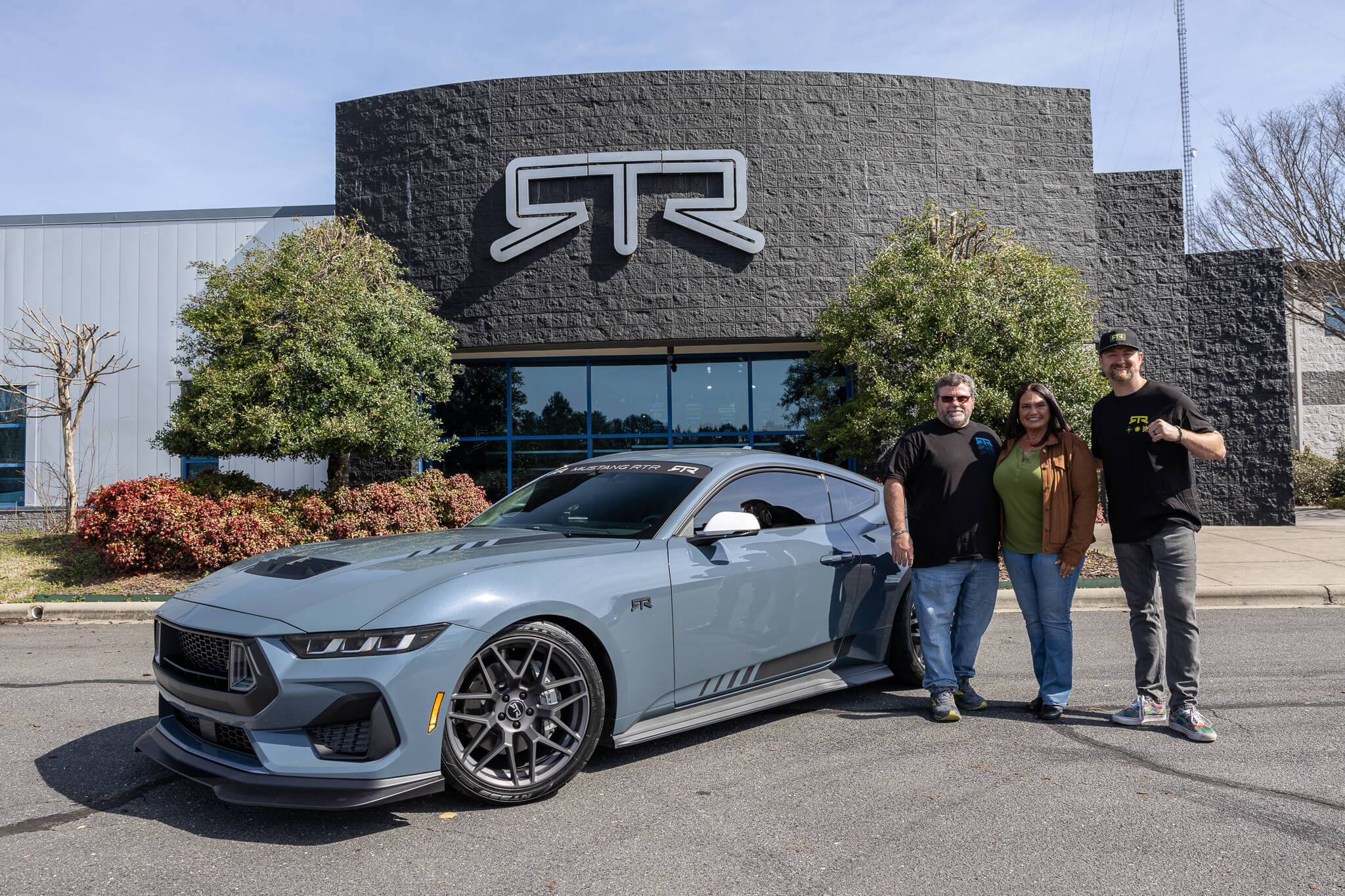 Vaughn takes a photo with new RTR owners