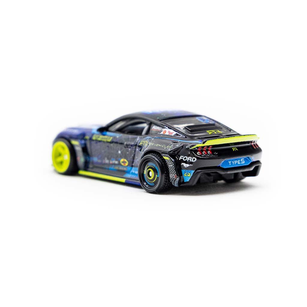 Rear view of the 2024 Mustang RTR Spec 5-FD Hot Wheels
