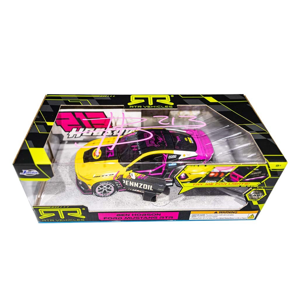 Autographed 2025 Ford Mustang RTR 1:24 Diecast - Ben Hobson