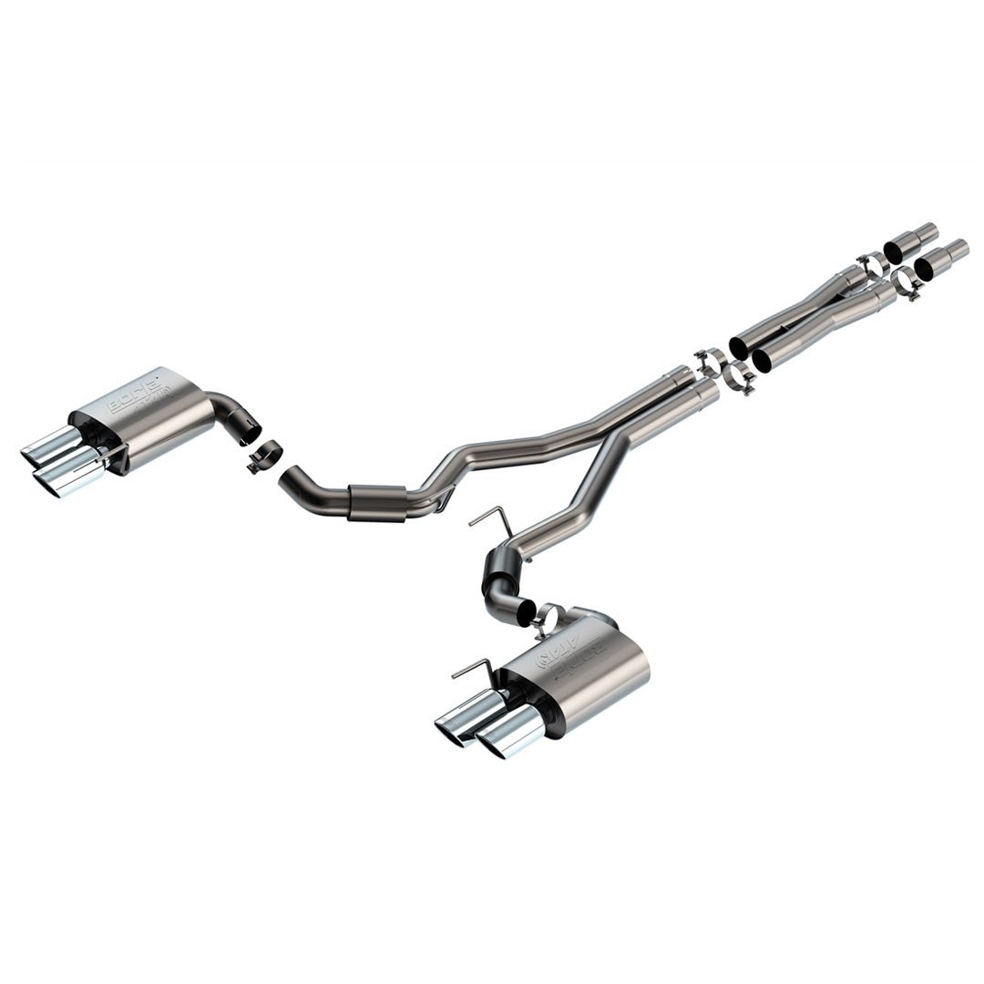 RTR Quad Tip Conversion & Borla ATAK Exhaust Kit (24+ Mustang GT)