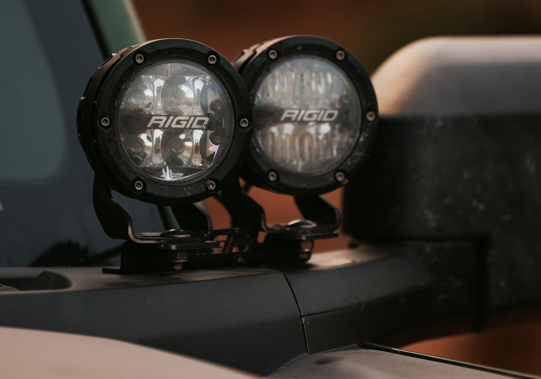 Ford Performance Dual Mirror Mounted RIGID Off-Road Lights (21+ Bronco)