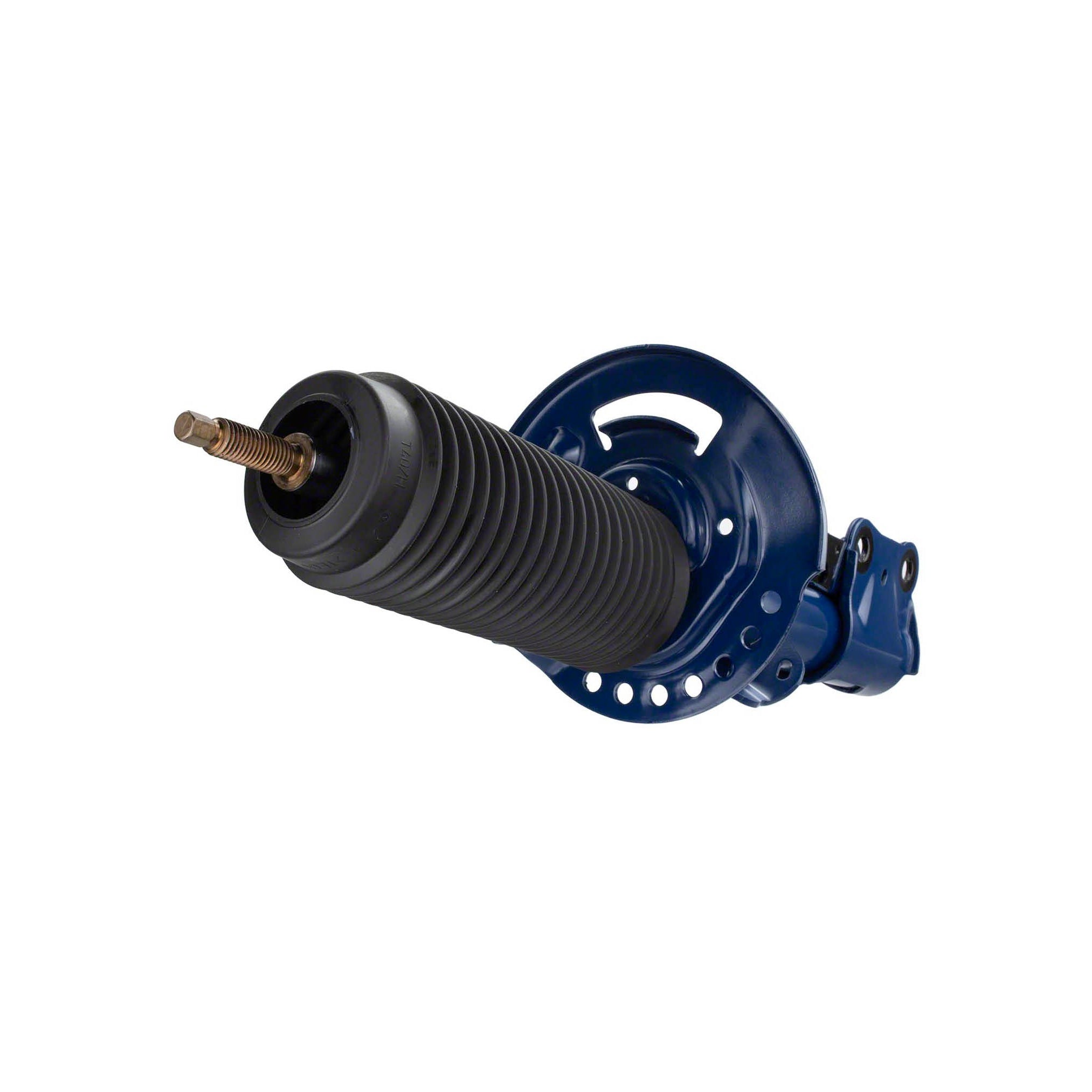 Ford Performance FR3 Track Suspension Front Strut (15-23 Mustang), featuring a complete shock absorber assembly with dust boot and spring perch, designed for optimal handling and control.