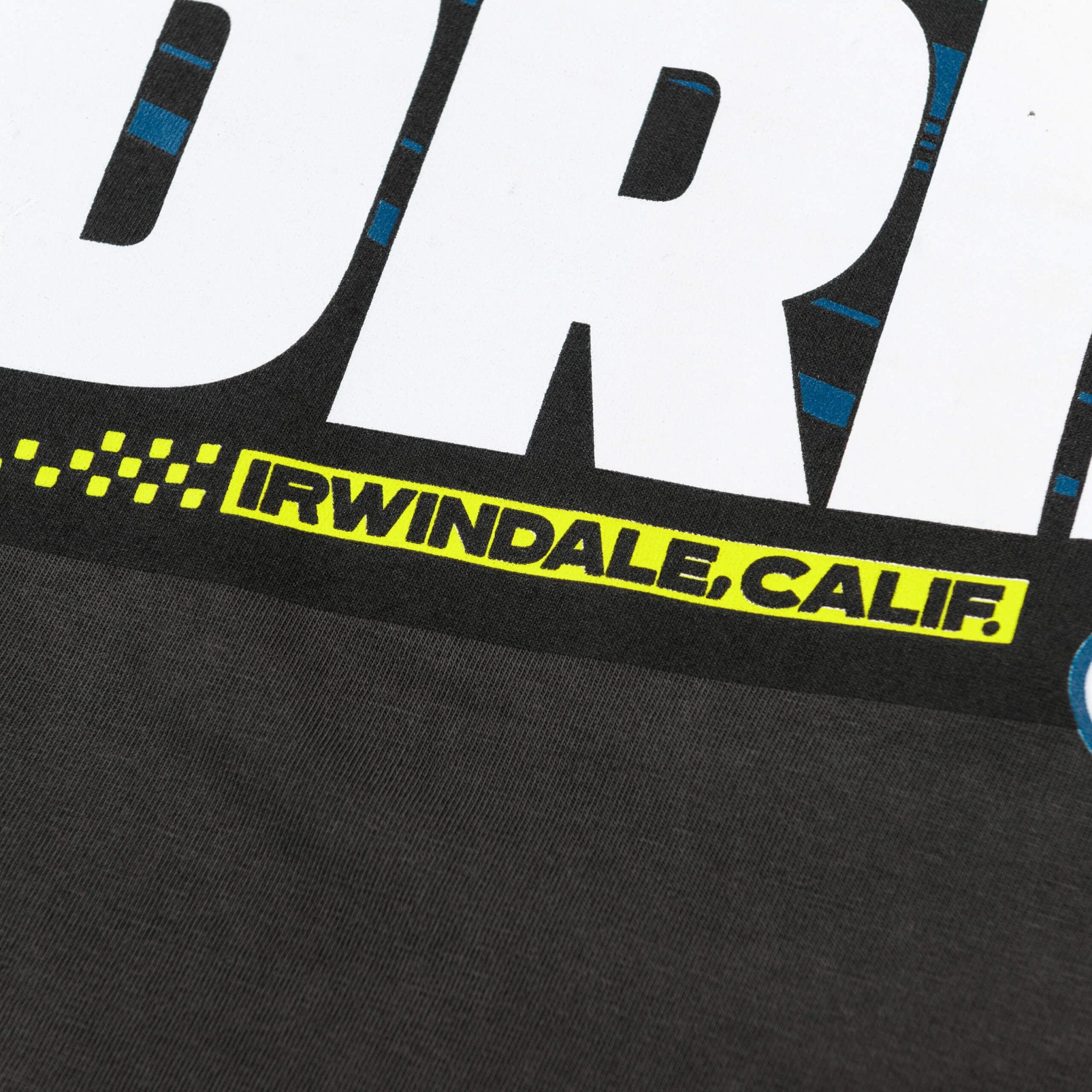 House of Drift T-Shirt featuring Vaughn Gittin Jr.’s Mustang RTR, celebrating Irwindale Speedway's drift heritage with bold back graphics on soft, ringspun cotton.