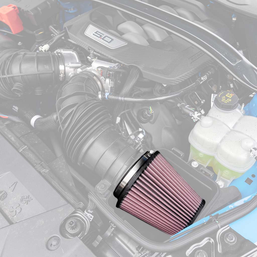 K&N High-Flow Air Filter (2024+ Mustang GT and Dark Horse 5.0L V8)