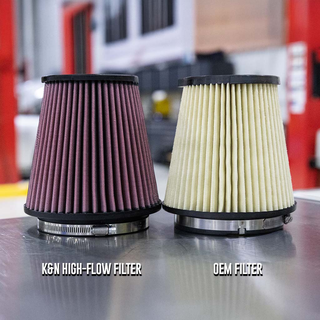 K&N High-Flow Air Filter (2024+ Mustang GT and Dark Horse 5.0L V8)