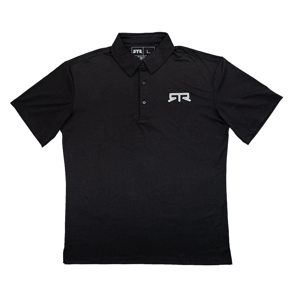 RTR Black Performance Polo Shirt
