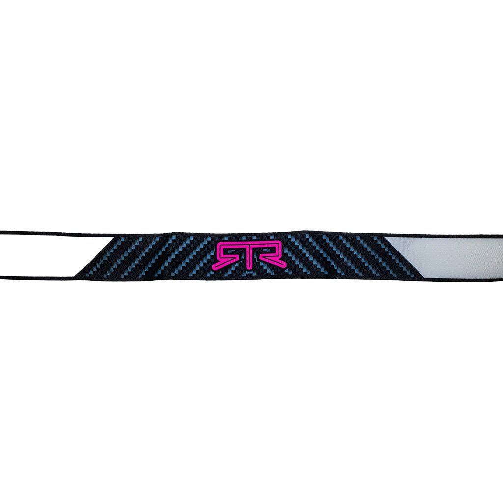 Close-up of the RTR Drift Team Lanyard featuring a durable metal hook and the signature RTR logo.