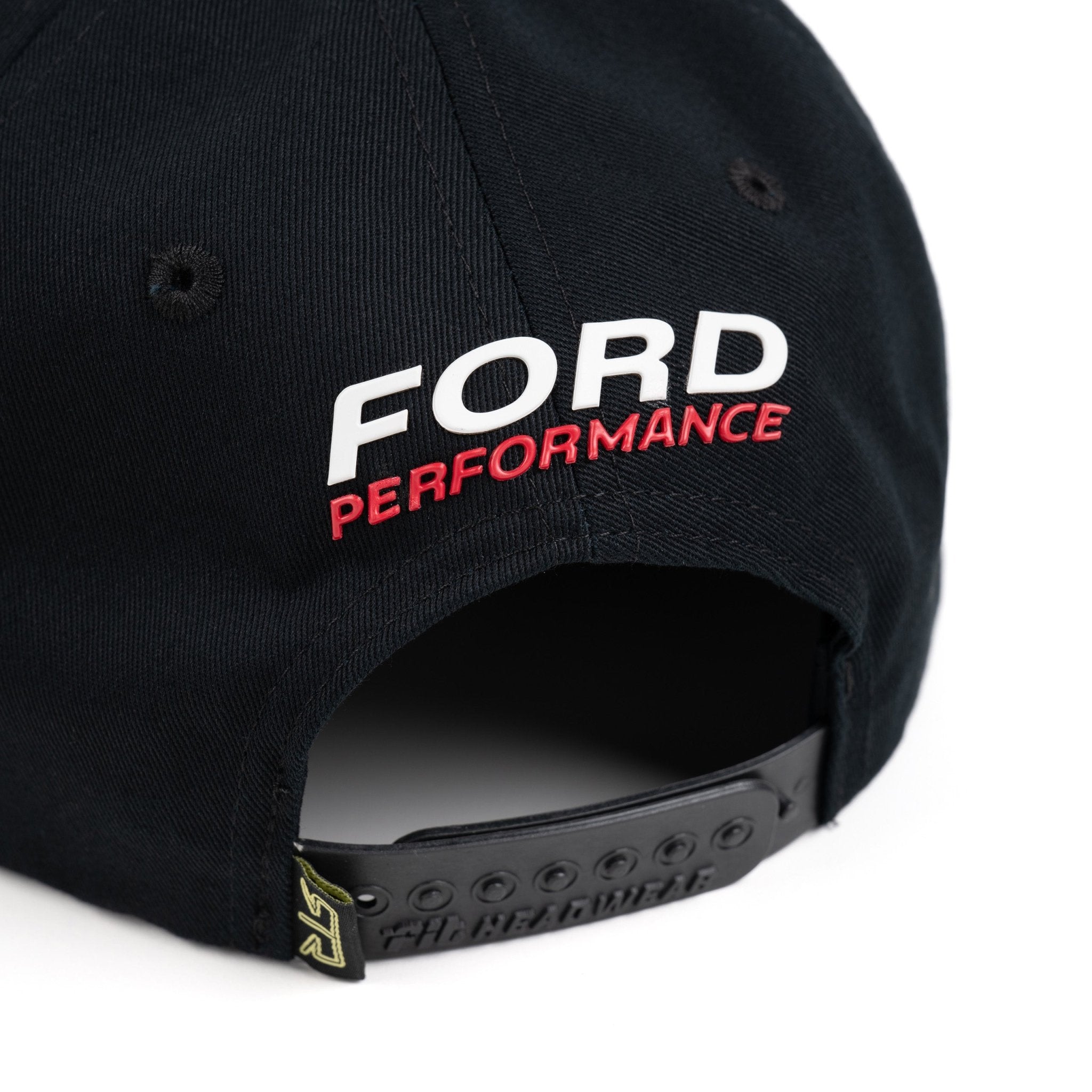 Black cap with 'Ford Performance' logo on a white background