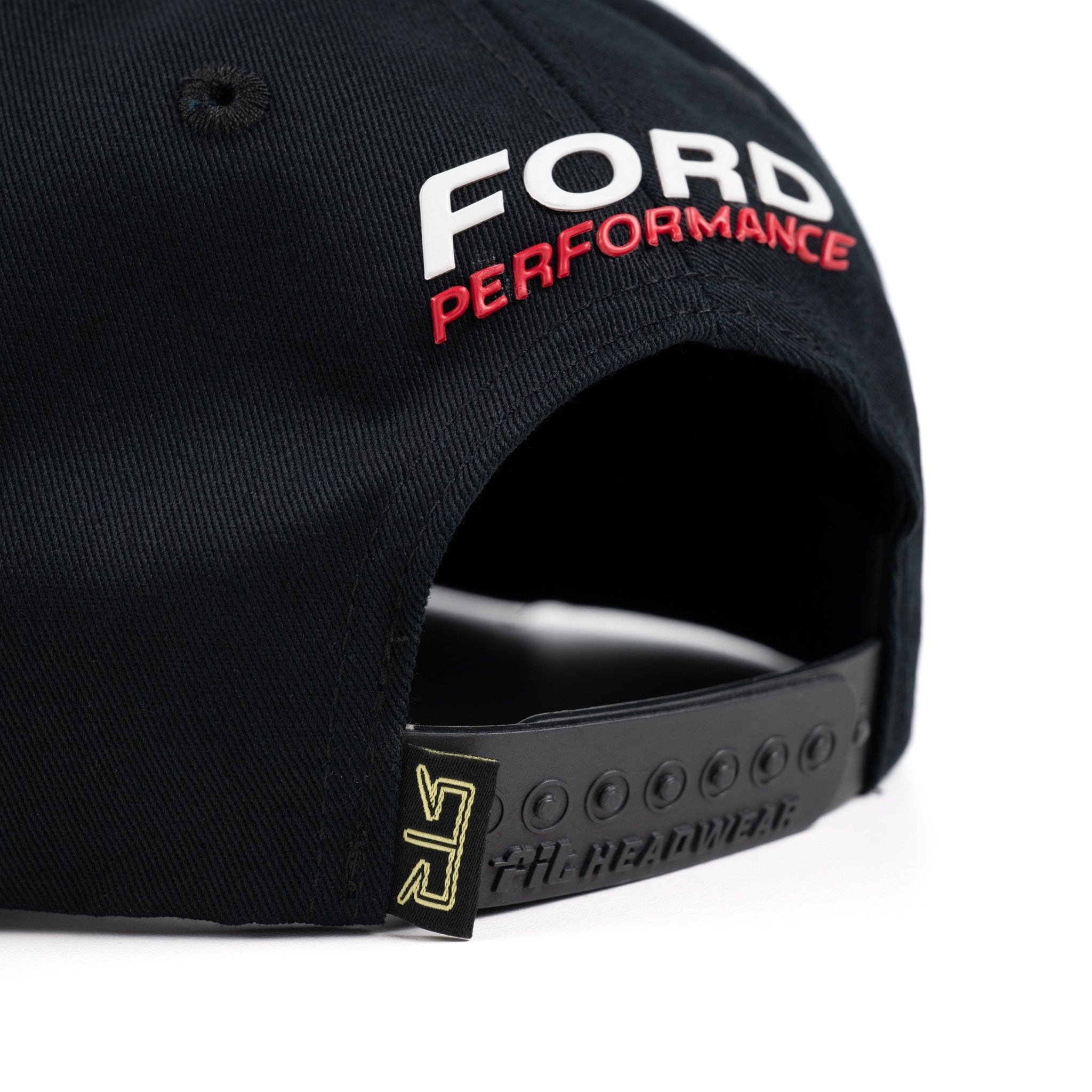 Black cap with 'Ford Performance' logo on a white background