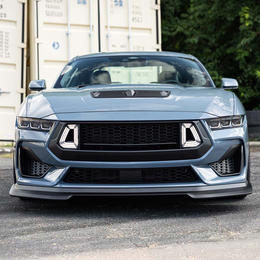 RTR Upper Grille w/ LED Air Intakes & RTR Lower Grille (24+ Mustang)
