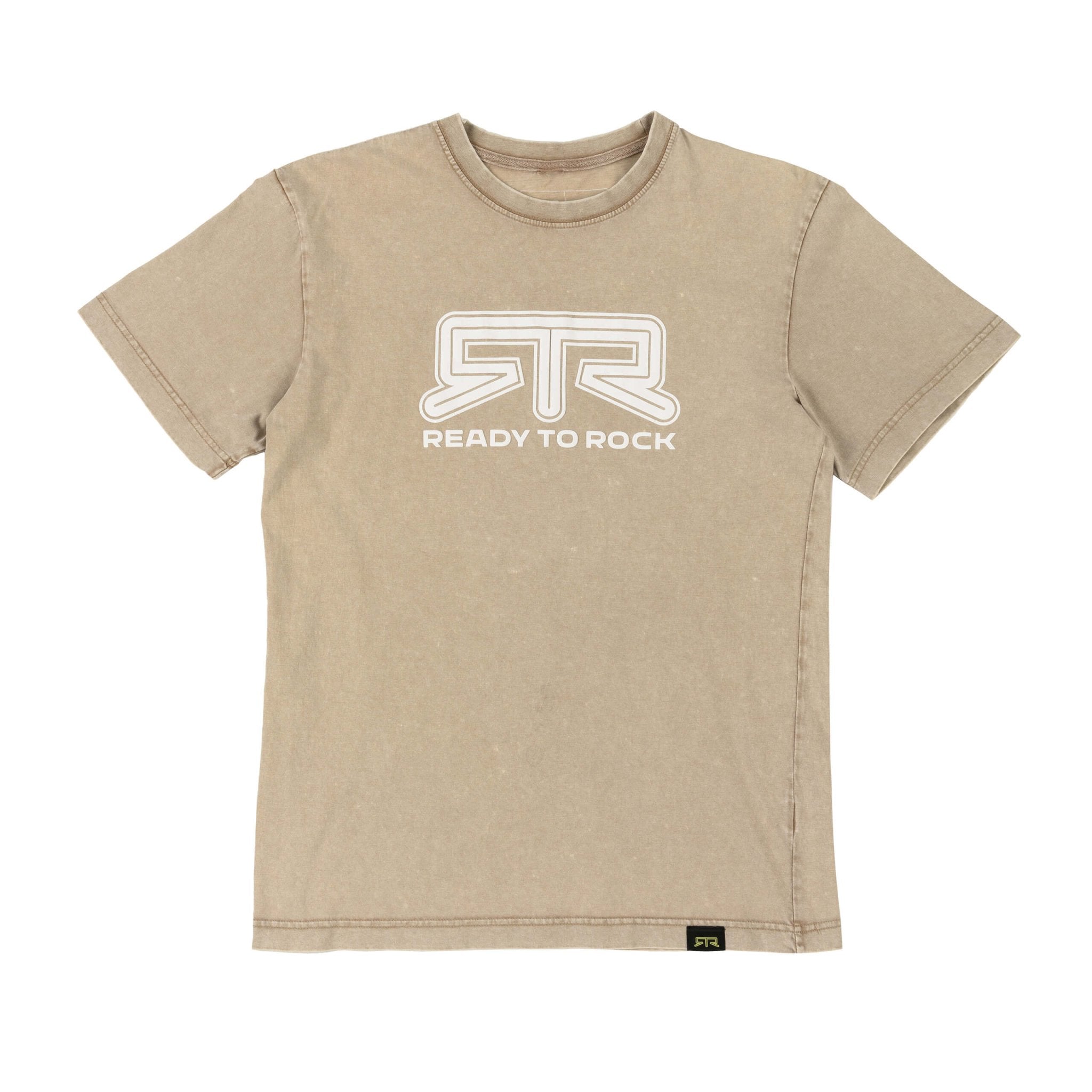 RTR Tonal Logo T-Shirt, featuring white text, short sleeves, and a minimalist design with the RTR logo, ideal for everyday wear and comfort.