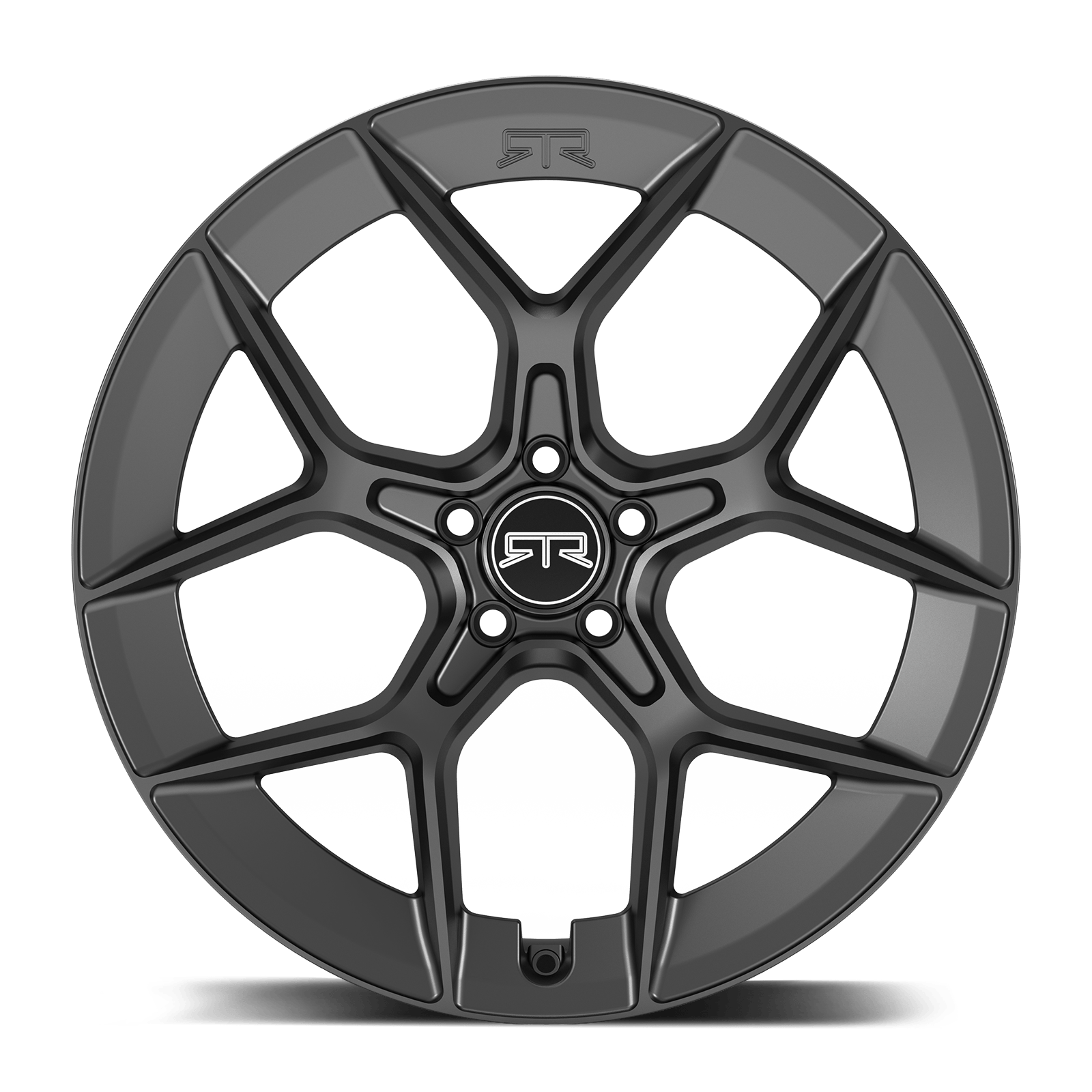 "RTR Aero 5 Mustang Mach-E Wheel | Satin Black/Satin Charcoal | 20x8.5 +31 Offset | Fits 2021+ Mustang Mach-E | Flow Forming Technology | Hub-Centric Design | Enhanced Aerodynamics | Precision Craftsmanship | Upgrade Your Mach-E's Style and Performance"