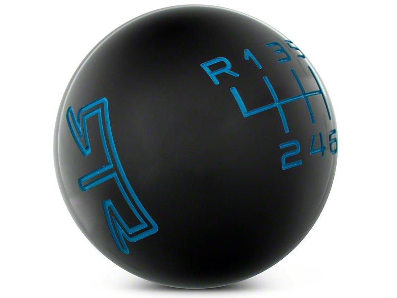 RTR Black Shift Knob - Blue Engraving (15 - 21 GT, EcoBoost, V6) - RTR Vehicles