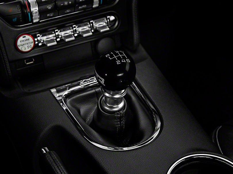 RTR Black Shift Knob - Gray Engraving (15-21 GT, EcoBoost, V6) - RTR Vehicles