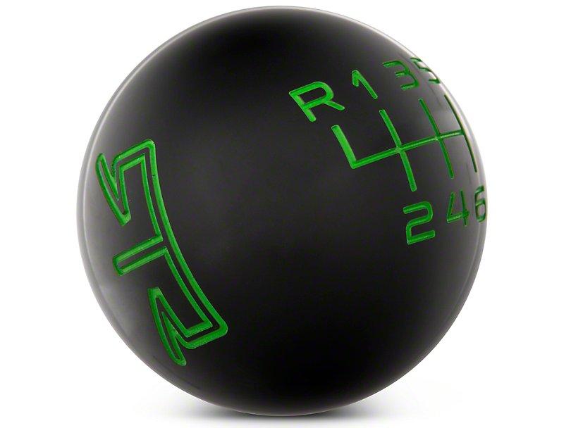 RTR Black Shift Knob - Green Engraving (15-21 GT, EcoBoost, V6) - RTR Vehicles