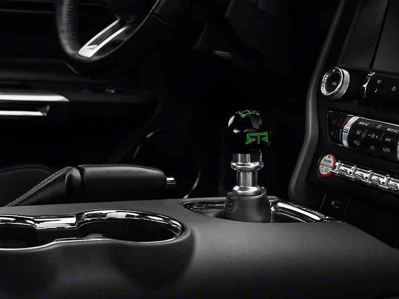 RTR Black Shift Knob - Green Engraving (15-21 GT, EcoBoost, V6) - RTR Vehicles