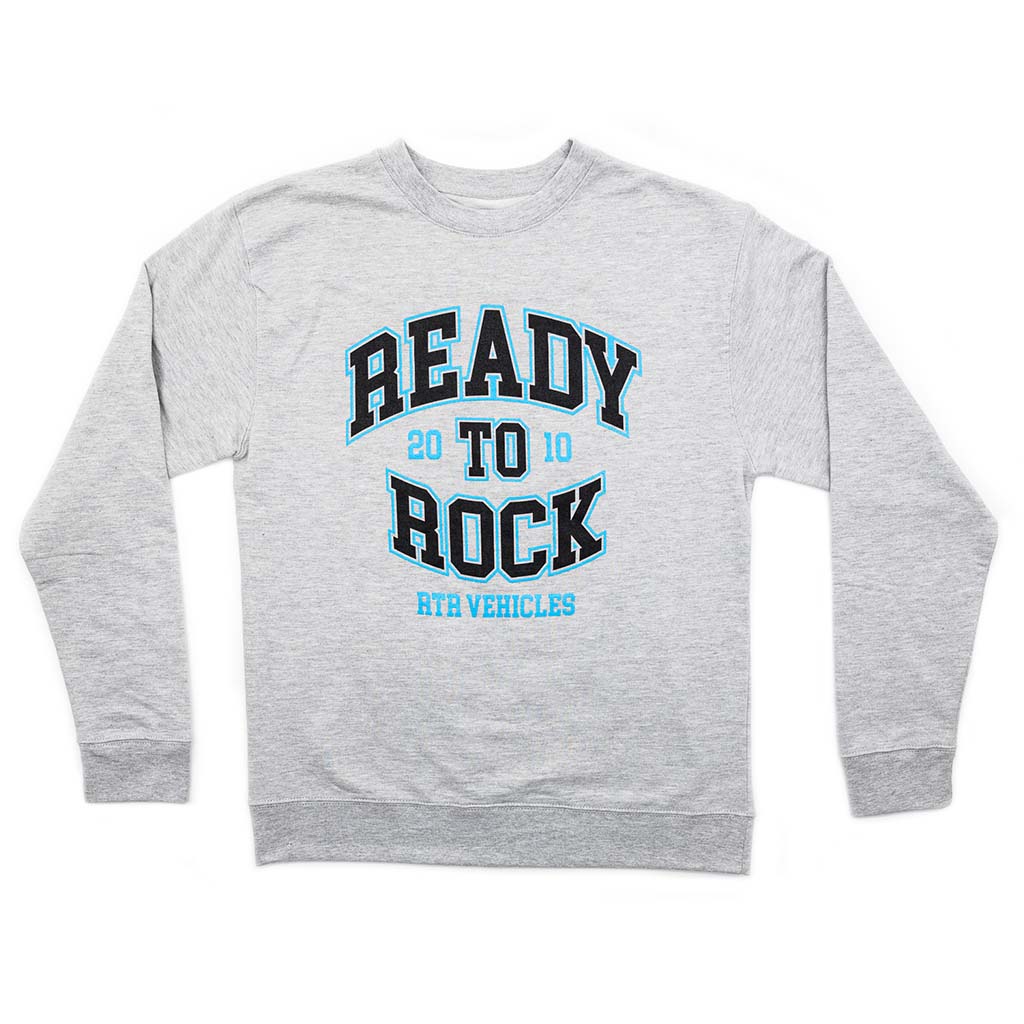 RTR Collegiate sweatshirt front view
