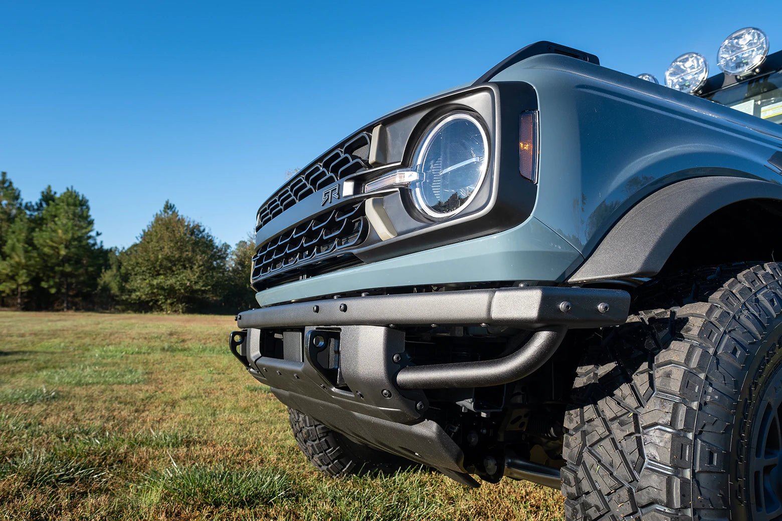 RTR Tubular Front Bumper End Caps (21+ Bronco w/ Modular Bumper) - RTR Vehicles