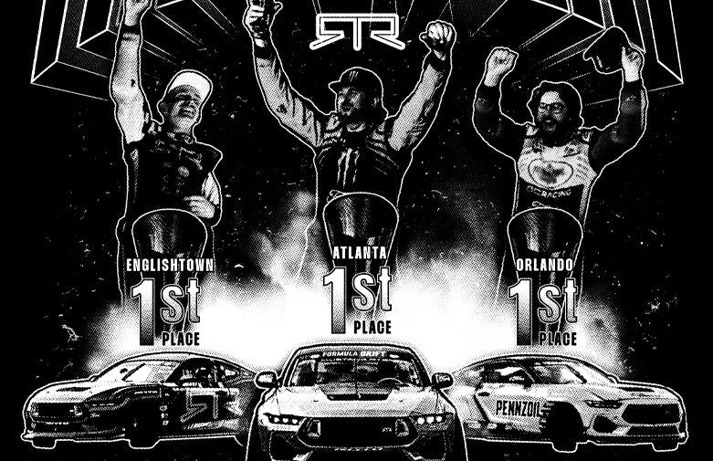RTR Dominates Formula Drift History with Three Consecutive Victories!