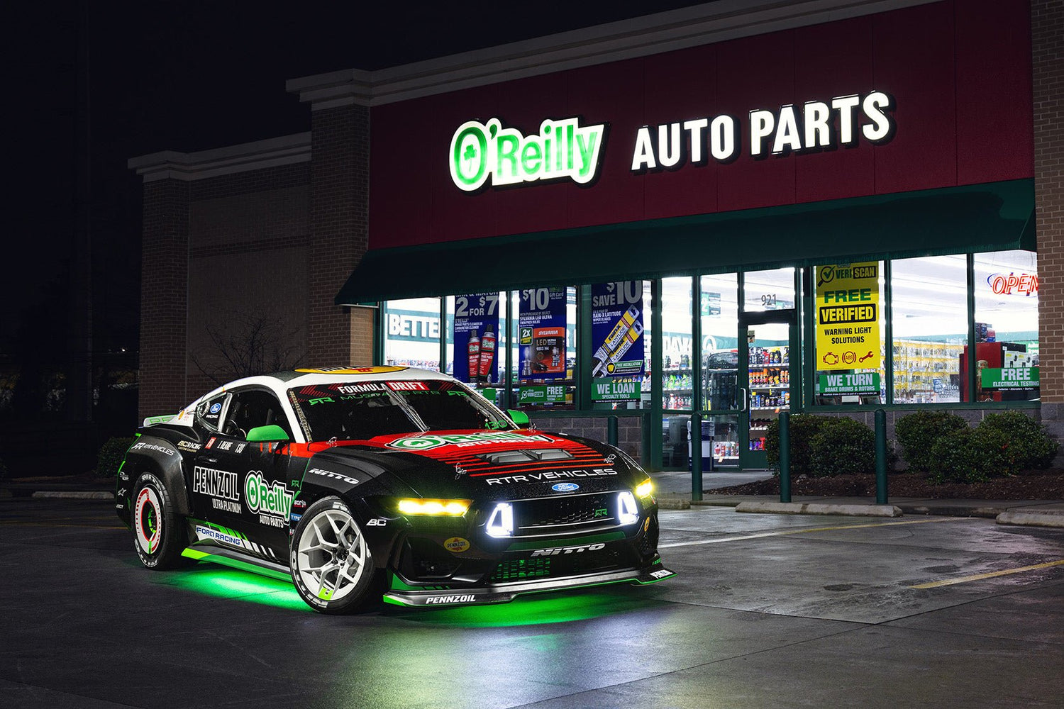 RTR Vehicles Drift Team Announces O’Reilly Auto Parts as Title Partner for James Deane’s 2026 Formula Drift Season