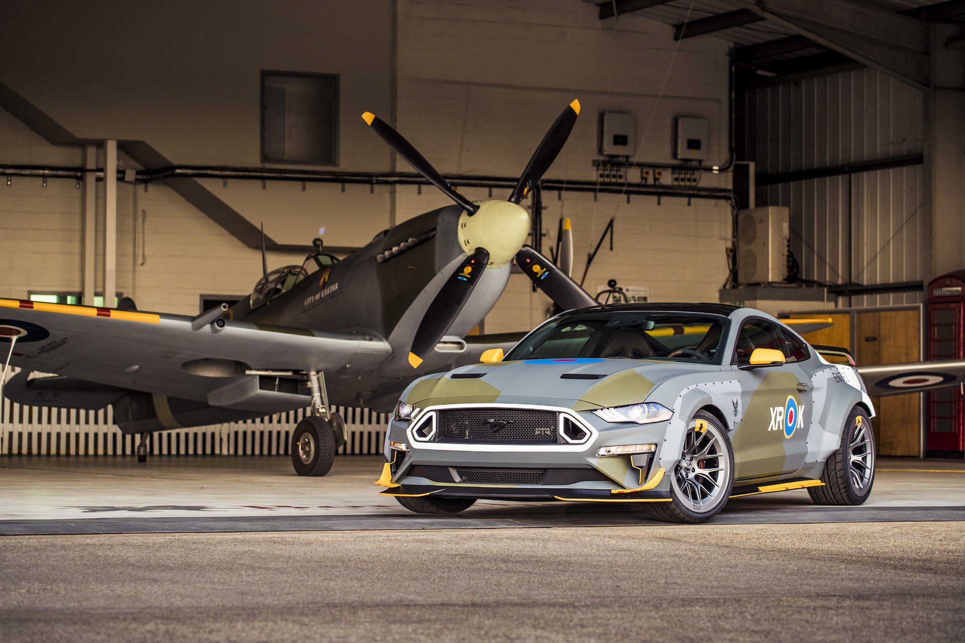 Vaughn Gittin Jr. Presents Keys To Eagle Squadron Mustang GT That Raised Funds For Young Pilots