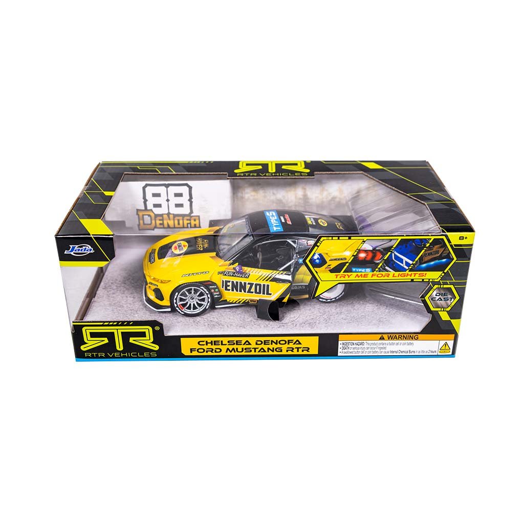 スポーツトイ・アクショントイ TURNING POINT MUSTANG 2025 Ford Mustang RTR Spec 5-FD 1:24 Diecast - Ben Hobson - RTR