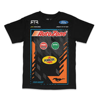Black shirt with a 2024 James Deane Official RTR Drift Team design. Perfect for fans of drifting and RTR.