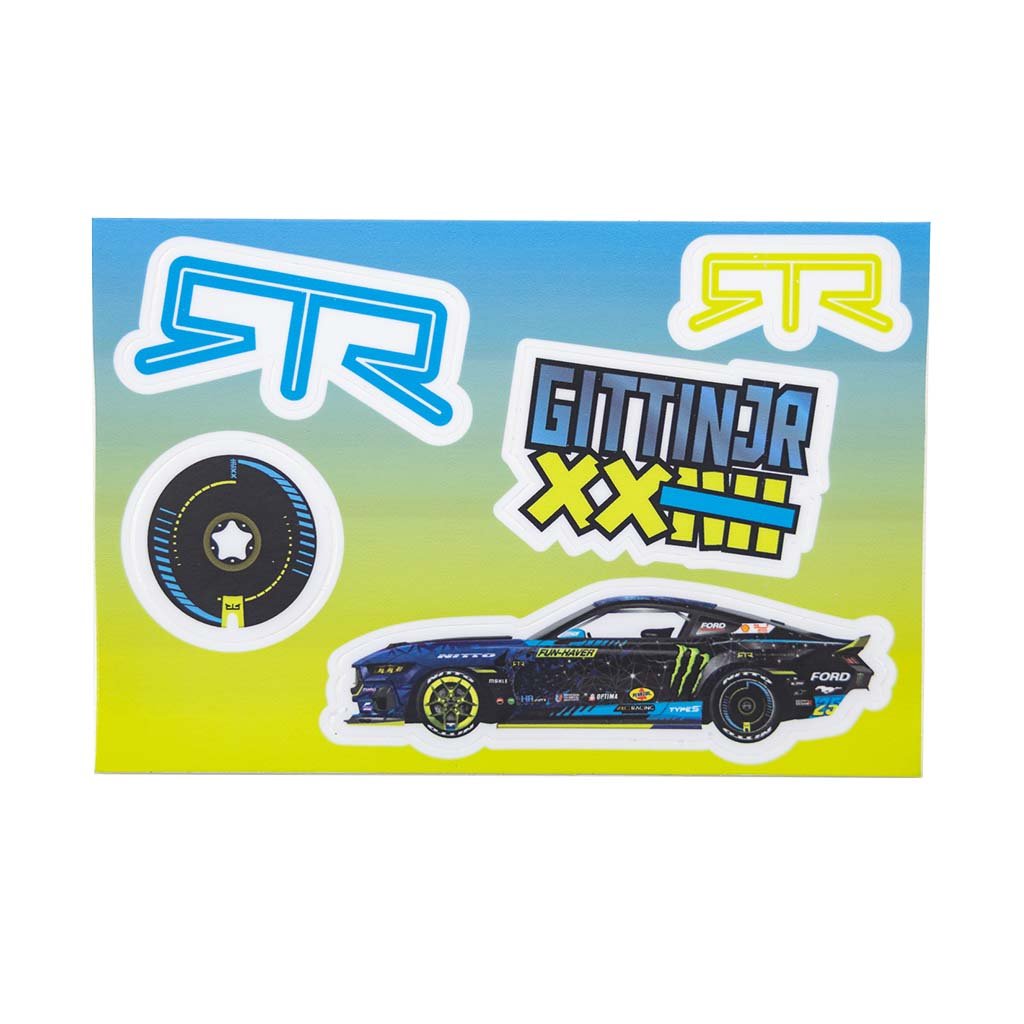 2024 RTR Drift Team Sticker Sheet - RTR Vehicles