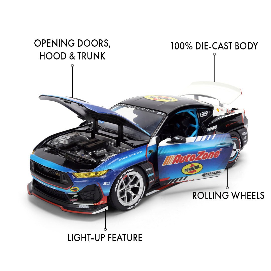 2023 Ford Mustang RTR 1:24 Diecast - Chelsea DeNofa Championship