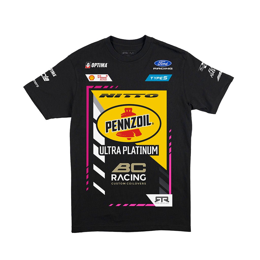 Ben Hobson 2026 RTR Drift Team Black T-Shirt.