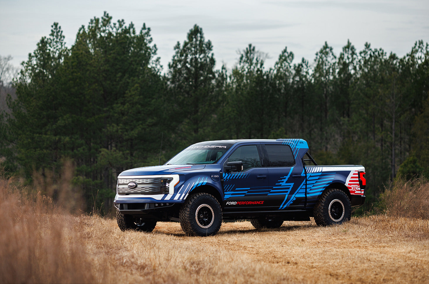 F150 Lightning Switchgear in grassy field