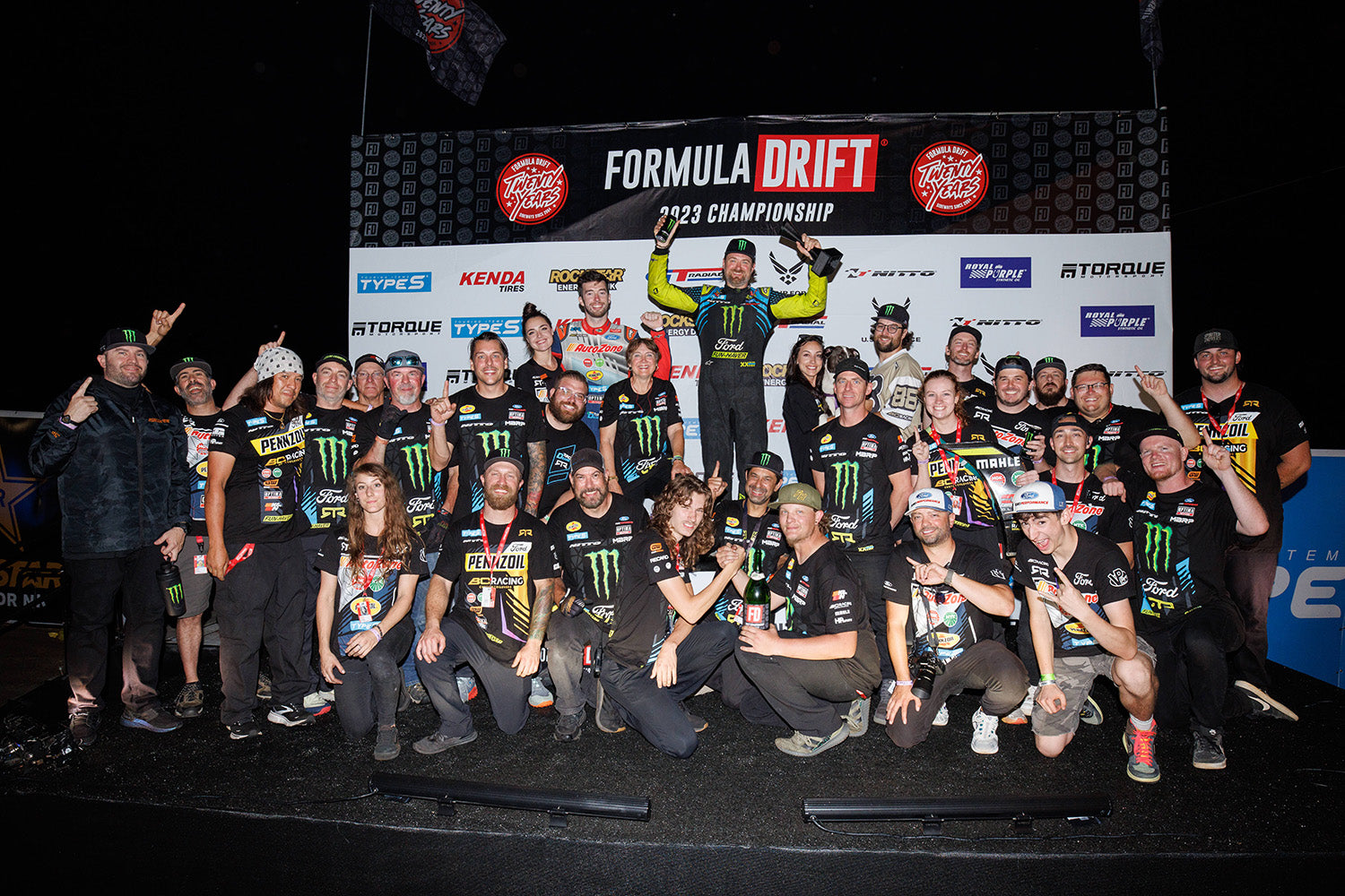 RTR Team podium photo at FD Atlanta