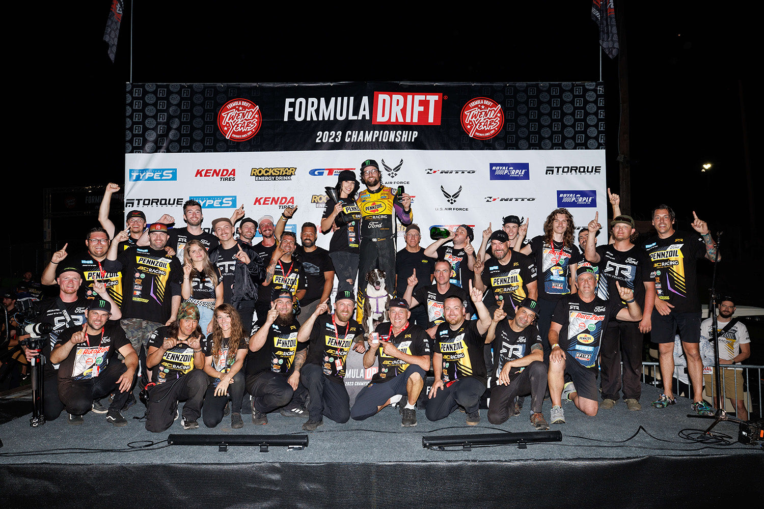RTR Team podium photo at FD Orlando