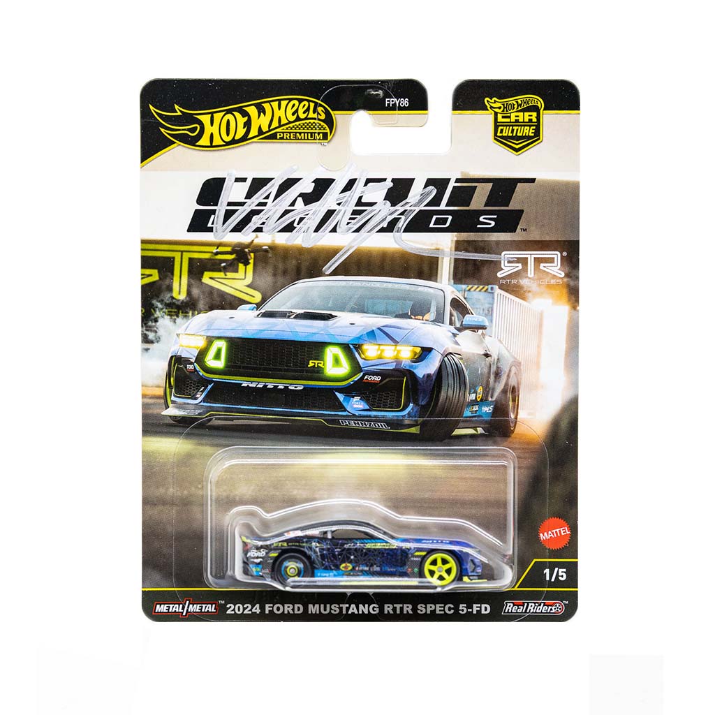 Autographed 2024 Mustang RTR Spec 5-FD Hot Wheels