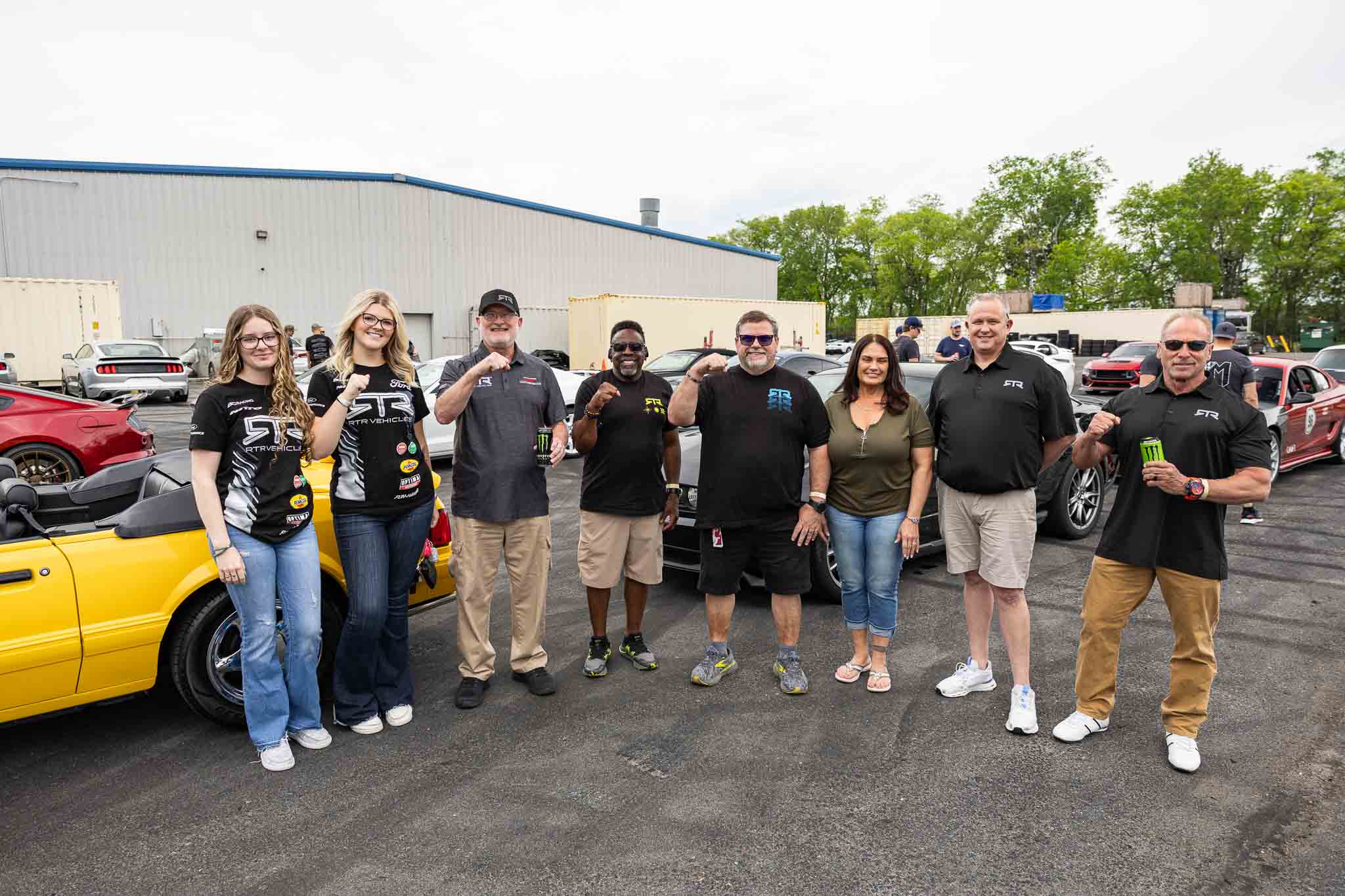 A group of 2024 Mustang RTR Spec 2 owners join the team for the Mustang 60th anniversary