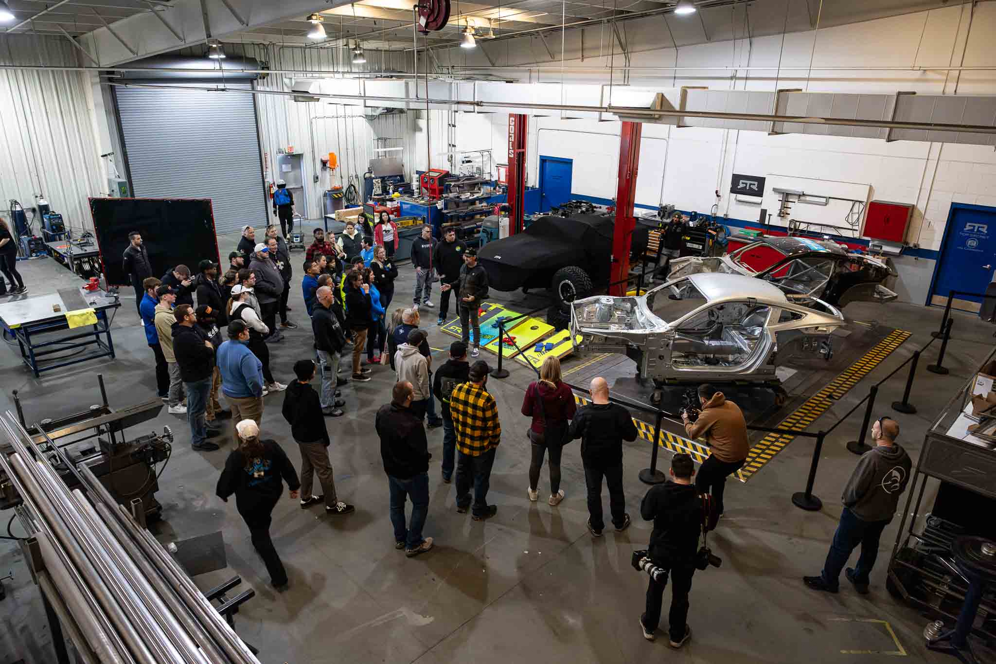 Vaughn Gittin Jr gives a tour through the RTR Lab