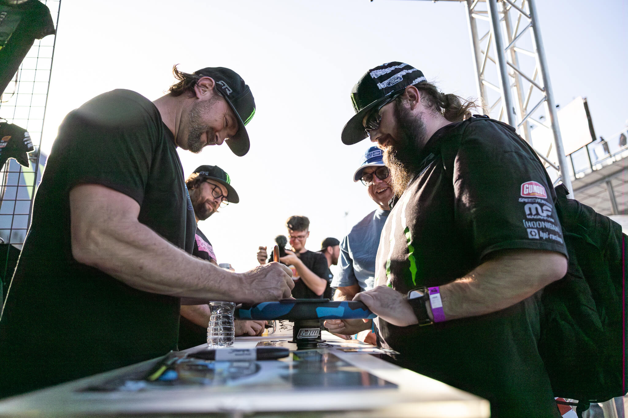 Vaughn Gittin JR signs autographs at NMRA Gainesville