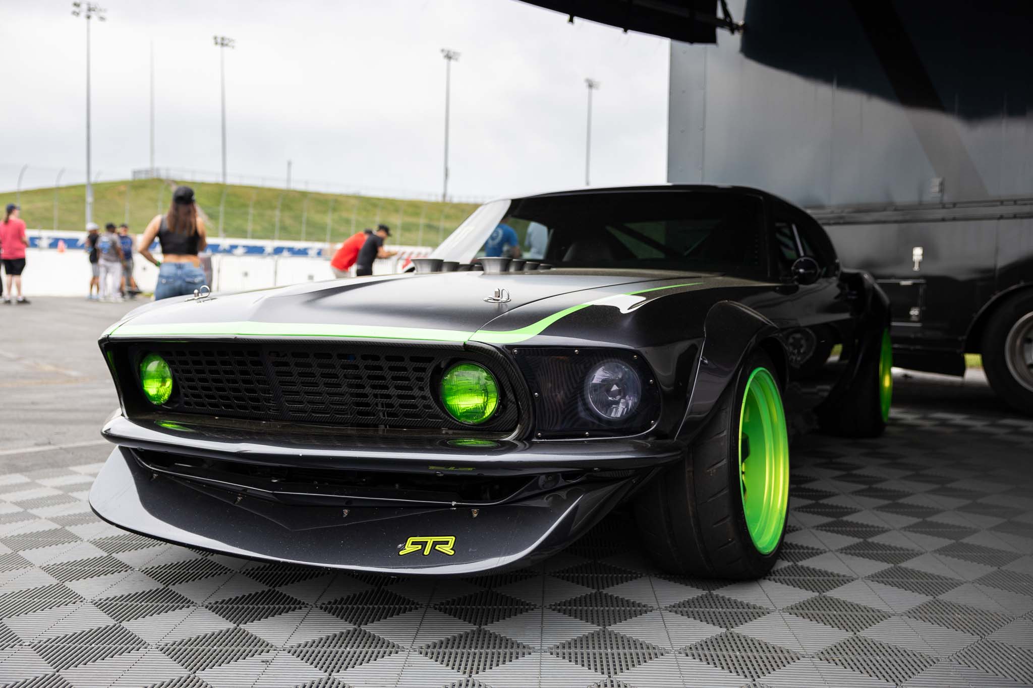 The RTR-X parked in the RTR booth