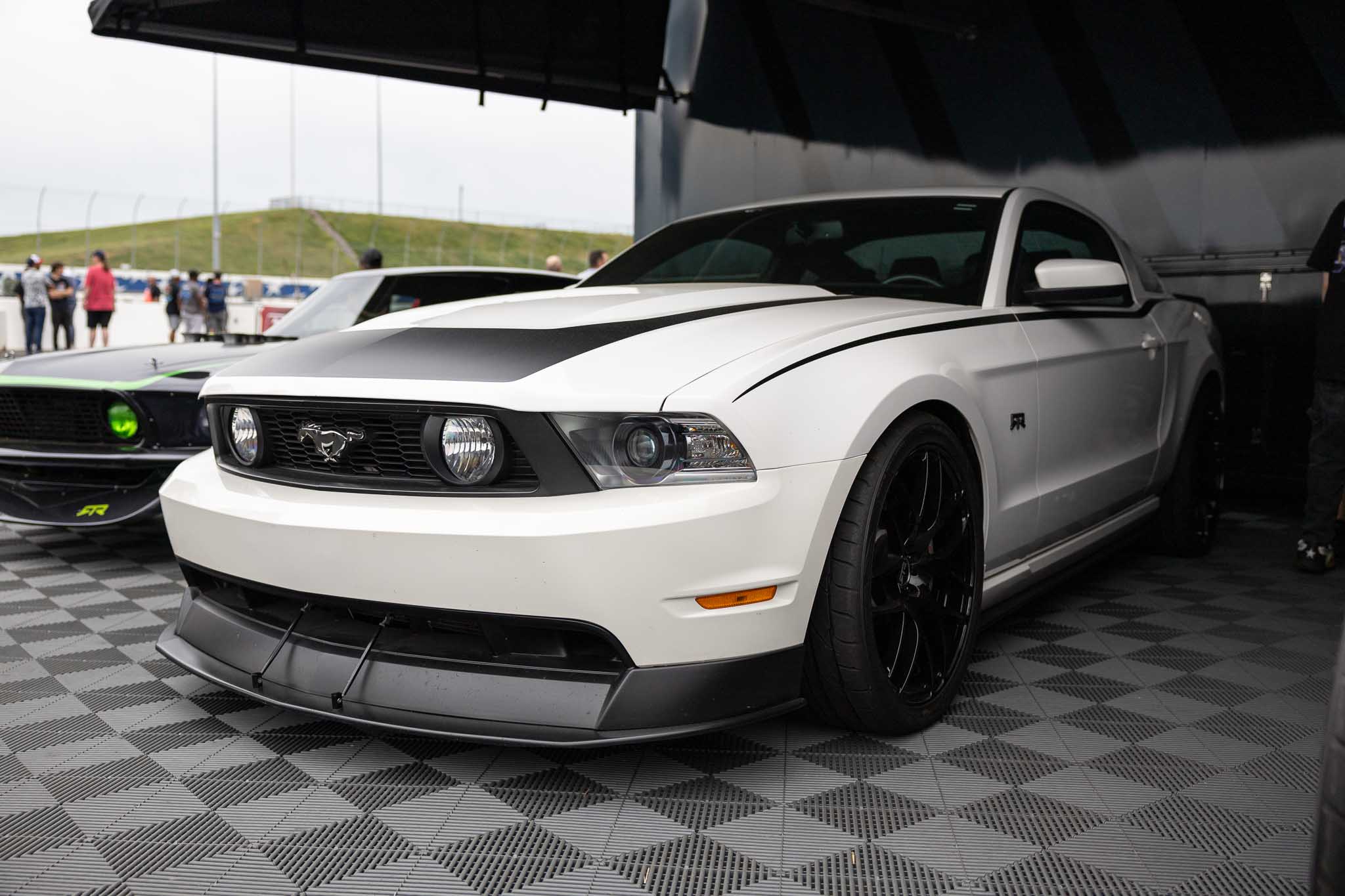 The first serialized Mustang RTR parked in the RTR booth