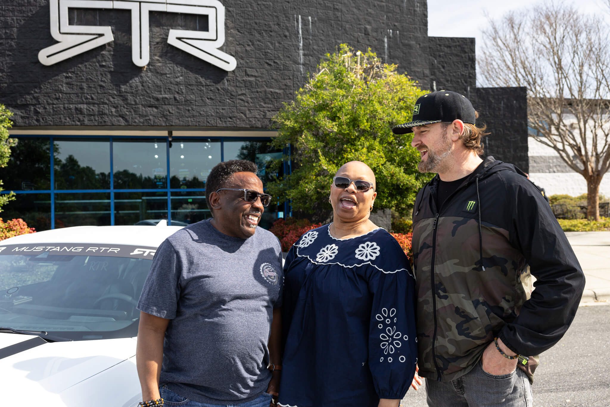 Vaughn takes a photo with new RTR owners