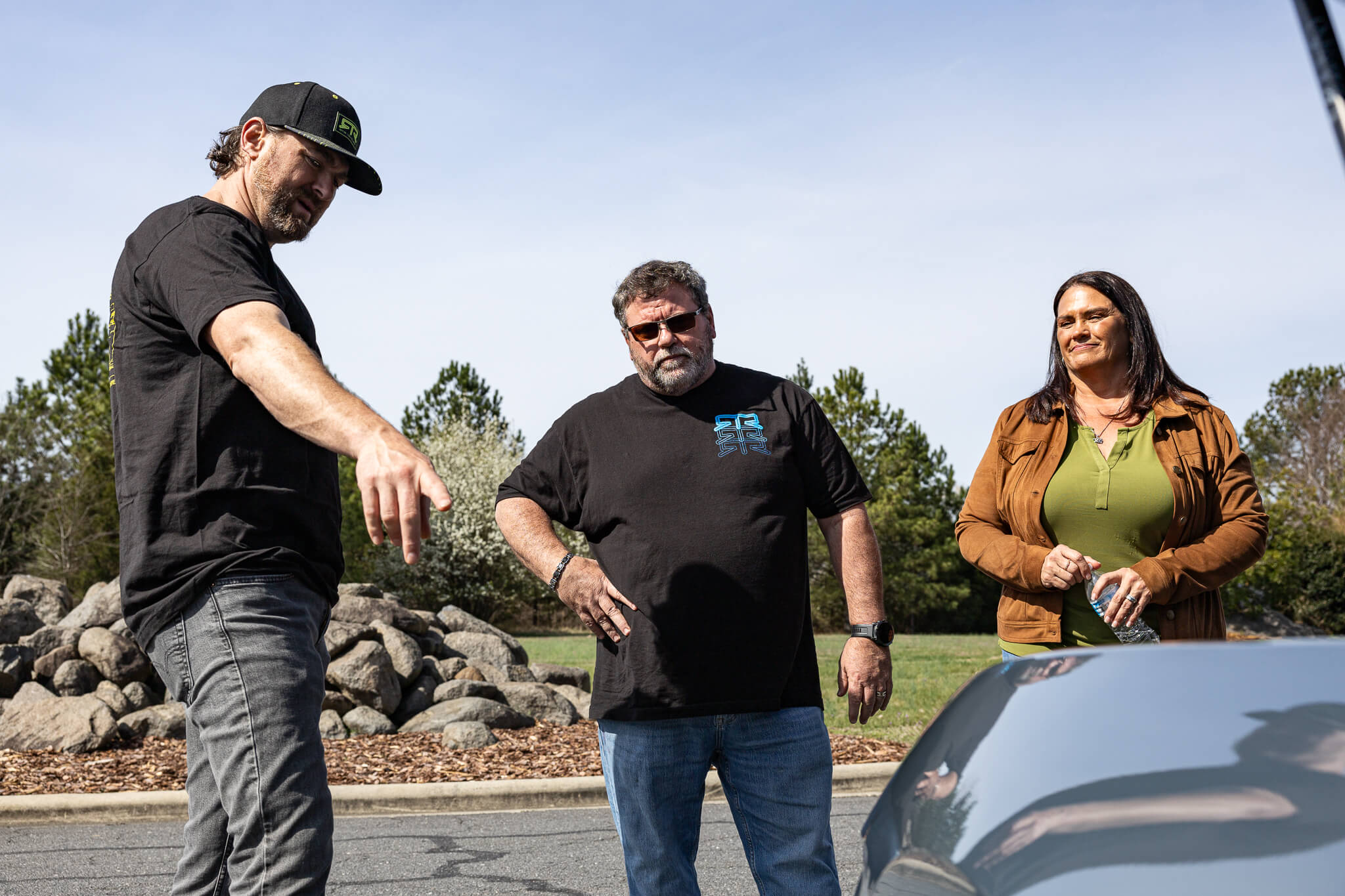 Vaughn Gittin Jr speaking about some of the features of the 2024 Mustang RTR Spec 2