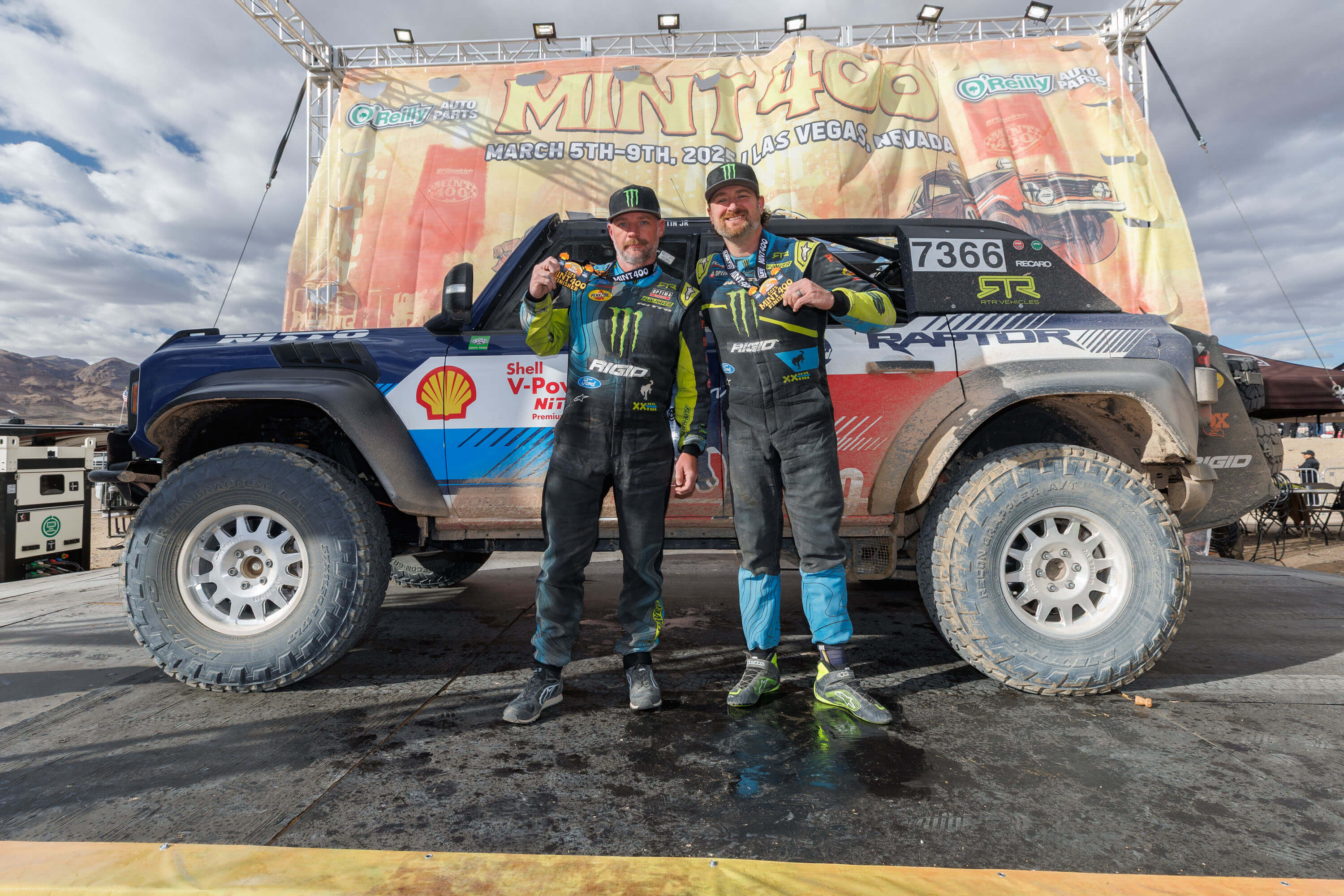 RTR Vehicles Off-Road Team Triple Podium at Mint 400 - RTR Vehicles