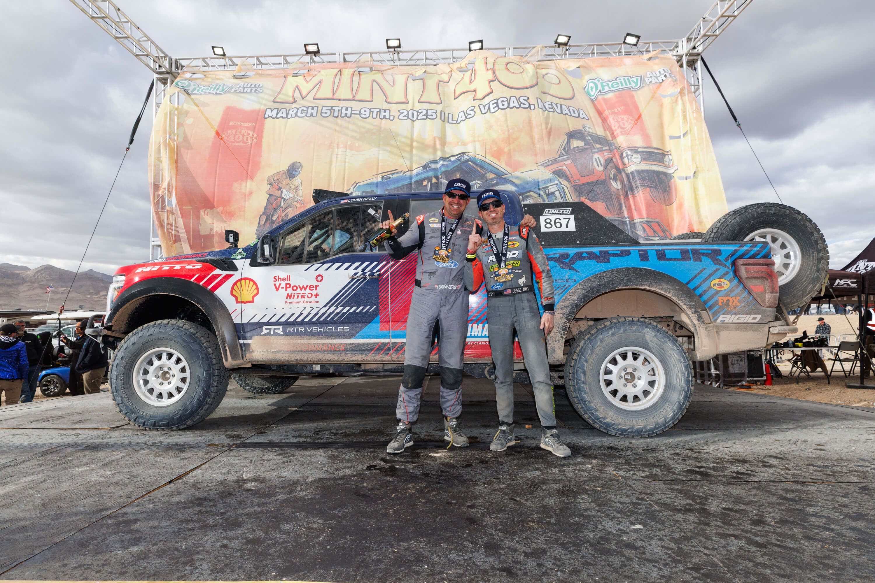 RTR Vehicles Off-Road Team Triple Podium at Mint 400 - RTR Vehicles