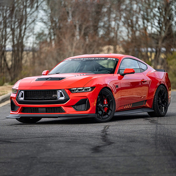 2024 Mustang RTR Spec 2 in race red on asphalt road