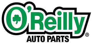 O'Reilly Auto Parts logo with green and black text on a white background