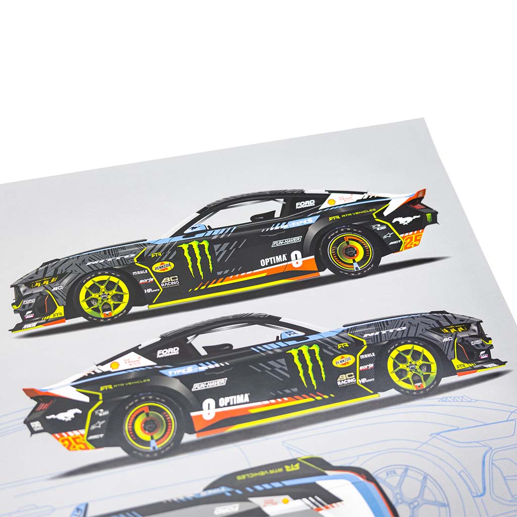 Vaughn Gittin Jr. 2025 Formula Drift Livery Poster